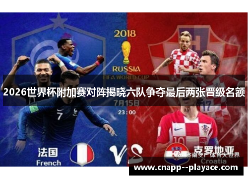 2026世界杯附加赛对阵揭晓六队争夺最后两张晋级名额